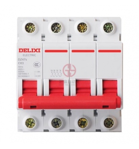 德力西導(dǎo)軌漏電斷路器-DZ47LE-125-4P-li(D)-100A