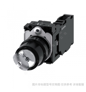 Siemens/西門子3SB6平頭按鈕 金屬 1NO 22mm 綠色 瞬動 帶印字“I”