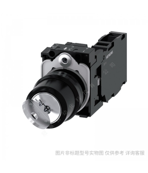 Siemens/西門(mén)子3SB6平頭按鈕 金屬 1NO 22mm 綠色 瞬動(dòng) 帶印字“I”